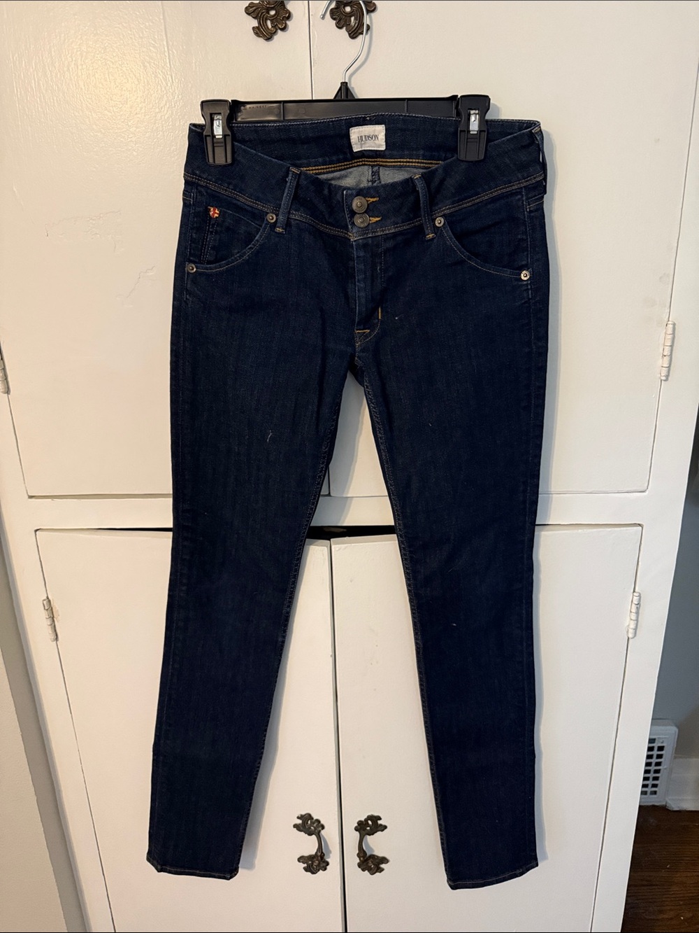 Hudson Jeans Women's Dark Indigo Skinny Jeans